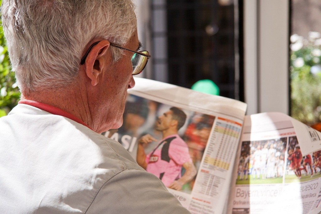 Man reading